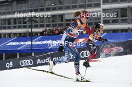 07.03.2018, Drammen, Norway (NOR): Sophie Caldwell (USA) - FIS world cup cross-country, individual sprint, Drammen (NOR). www.nordicfocus.com. © Thibaut/NordicFocus. Every downloaded picture is fee-liable.