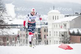 07.03.2018, Drammen, Norway (NOR): Erik Valnes (NOR) - FIS world cup cross-country, individual sprint, Drammen (NOR). www.nordicfocus.com. © Modica/NordicFocus. Every downloaded picture is fee-liable.