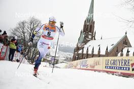 07.03.2018, Drammen, Norway (NOR): Hanna Falk (SWE) - FIS world cup cross-country, individual sprint, Drammen (NOR). www.nordicfocus.com. © Thibaut/NordicFocus. Every downloaded picture is fee-liable.