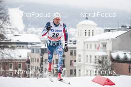 07.03.2018, Drammen, Norway (NOR): Andrew Newell (USA) - FIS world cup cross-country, individual sprint, Drammen (NOR). www.nordicfocus.com. © Modica/NordicFocus. Every downloaded picture is fee-liable.