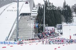 10.03.2018, Oslo, Norway (NOR): START OF THE RACE   - FIS world cup cross-country, mass men, Oslo (NOR). www.nordicfocus.com. © Modica/NordicFocus. Every downloaded picture is fee-liable.