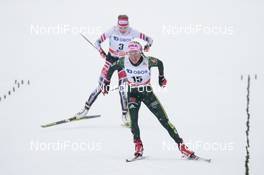 11.03.2018, Oslo, Norway (NOR): Stefanie Boehler (GER), Teresa Stadlober (AUT), (l-r)  - FIS world cup cross-country, mass women, Oslo (NOR). www.nordicfocus.com. © Modica/NordicFocus. Every downloaded picture is fee-liable.
