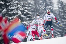 11.03.2018, Oslo, Norway (NOR): Emily Nishikawa (CAN), Emma Wiken (SWE), Marte Maehlum Johansen (NOR), (l-r)  - FIS world cup cross-country, mass women, Oslo (NOR). www.nordicfocus.com. © Modica/NordicFocus. Every downloaded picture is fee-liable.
