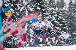11.03.2018, Oslo, Norway (NOR): Ragnhild Haga (NOR), Astrid Uhrenholdt Jacobsen (NOR), (l-r)  - FIS world cup cross-country, mass women, Oslo (NOR). www.nordicfocus.com. © Modica/NordicFocus. Every downloaded picture is fee-liable.