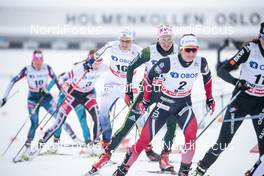 11.03.2018, Oslo, Norway (NOR): Stefanie Boehler (GER), Ingvild Flugstad Oestberg (NOR), (l-r)  - FIS world cup cross-country, mass women, Oslo (NOR). www.nordicfocus.com. © Modica/NordicFocus. Every downloaded picture is fee-liable.