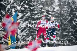 11.03.2018, Oslo, Norway (NOR): Dahria Beatty (CAN), Emilie Fleten (NOR), (l-r)  - FIS world cup cross-country, mass women, Oslo (NOR). www.nordicfocus.com. © Modica/NordicFocus. Every downloaded picture is fee-liable.