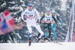 11.03.2018, Oslo, Norway (NOR): Eveliina Piippo (FIN), Sandra Ringwald (GER), Lotta Udnes Weng (NOR), (l-r)  - FIS world cup cross-country, mass women, Oslo (NOR). www.nordicfocus.com. © Modica/NordicFocus. Every downloaded picture is fee-liable.