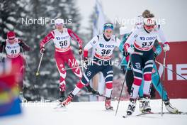 11.03.2018, Oslo, Norway (NOR): Zina Kocher (CAN), Anna Svendsen (NOR), Emilie Kristoffersen (NOR), (l-r)  - FIS world cup cross-country, mass women, Oslo (NOR). www.nordicfocus.com. © Modica/NordicFocus. Every downloaded picture is fee-liable.