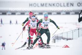 11.03.2018, Oslo, Norway (NOR): Sandra Ringwald (GER), Cendrine Browne (CAN), (l-r)  - FIS world cup cross-country, mass women, Oslo (NOR). www.nordicfocus.com. © Modica/NordicFocus. Every downloaded picture is fee-liable.