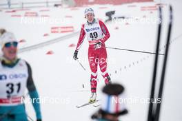 11.03.2018, Oslo, Norway (NOR): Emily Nishikawa (CAN) - FIS world cup cross-country, mass women, Oslo (NOR). www.nordicfocus.com. © Modica/NordicFocus. Every downloaded picture is fee-liable.