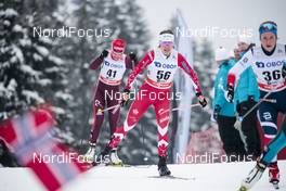 11.03.2018, Oslo, Norway (NOR): Lidia Durkina (RUS), Zina Kocher (CAN), Anna Svendsen (NOR), (l-r)  - FIS world cup cross-country, mass women, Oslo (NOR). www.nordicfocus.com. © Modica/NordicFocus. Every downloaded picture is fee-liable.