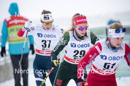 11.03.2018, Oslo, Norway (NOR): Lotta Udnes Weng (NOR), Pia Fink (GER), Cendrine Browne (CAN), (l-r)  - FIS world cup cross-country, mass women, Oslo (NOR). www.nordicfocus.com. © Modica/NordicFocus. Every downloaded picture is fee-liable.