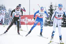 11.03.2018, Oslo, Norway (NOR): Martine Ek Hagen (NOR), Elisa Brocard (ITA), Susanna Saapunki (FIN), (l-r)  - FIS world cup cross-country, mass women, Oslo (NOR). www.nordicfocus.com. © Modica/NordicFocus. Every downloaded picture is fee-liable.