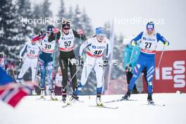 11.03.2018, Oslo, Norway (NOR): Caitlin Patterson (USA), Martine Ek Hagen (NOR), Susanna Saapunki (FIN), Elisa Brocard (ITA), (l-r)  - FIS world cup cross-country, mass women, Oslo (NOR). www.nordicfocus.com. © Modica/NordicFocus. Every downloaded picture is fee-liable.