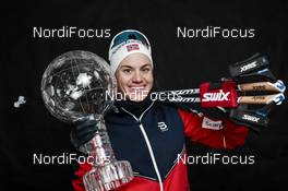 16.03.2018, Falun Sweden (SWE): Heidi Weng (NOR) - FIS world cup cross-country, cups, Falun (SWE). www.nordicfocus.com. © Modica/NordicFocus. Every downloaded picture is fee-liable.