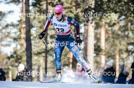 16.03.2018, Falun Sweden (SWE): Sadie Bjornsen (USA) - FIS world cup cross-country, individual sprint, Falun (SWE). www.nordicfocus.com. © Modica/NordicFocus. Every downloaded picture is fee-liable.
