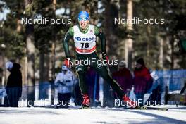 16.03.2018, Falun Sweden (SWE): Jonas Dobler (GER) - FIS world cup cross-country, individual sprint, Falun (SWE). www.nordicfocus.com. © Modica/NordicFocus. Every downloaded picture is fee-liable.
