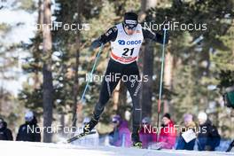 16.03.2018, Falun Sweden (SWE): Dario Cologna (SUI) - FIS world cup cross-country, individual sprint, Falun (SWE). www.nordicfocus.com. © Modica/NordicFocus. Every downloaded picture is fee-liable.