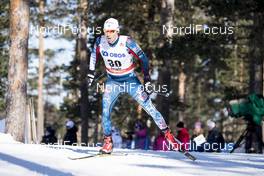 16.03.2018, Falun Sweden (SWE): Andrew Newell (USA) - FIS world cup cross-country, individual sprint, Falun (SWE). www.nordicfocus.com. © Modica/NordicFocus. Every downloaded picture is fee-liable.