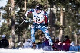 16.03.2018, Falun Sweden (SWE): Scott Patterson (USA) - FIS world cup cross-country, individual sprint, Falun (SWE). www.nordicfocus.com. © Modica/NordicFocus. Every downloaded picture is fee-liable.