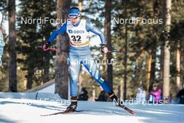 16.03.2018, Falun Sweden (SWE): Greta Laurent (ITA) - FIS world cup cross-country, individual sprint, Falun (SWE). www.nordicfocus.com. © Modica/NordicFocus. Every downloaded picture is fee-liable.