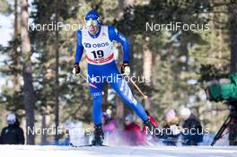16.03.2018, Falun Sweden (SWE): Francesco De Fabiani (ITA) - FIS world cup cross-country, individual sprint, Falun (SWE). www.nordicfocus.com. © Modica/NordicFocus. Every downloaded picture is fee-liable.