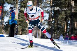 16.03.2018, Falun Sweden (SWE): Sindre Bjoernestad Skar (NOR) - FIS world cup cross-country, individual sprint, Falun (SWE). www.nordicfocus.com. © Modica/NordicFocus. Every downloaded picture is fee-liable.
