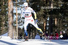 16.03.2018, Falun Sweden (SWE): Teodor Peterson (SWE) - FIS world cup cross-country, individual sprint, Falun (SWE). www.nordicfocus.com. © Modica/NordicFocus. Every downloaded picture is fee-liable.