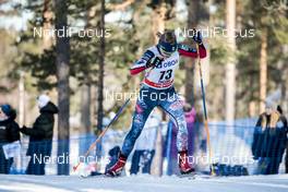 16.03.2018, Falun Sweden (SWE): Elizabeth Stephen (USA) - FIS world cup cross-country, individual sprint, Falun (SWE). www.nordicfocus.com. © Modica/NordicFocus. Every downloaded picture is fee-liable.