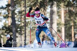 16.03.2018, Falun Sweden (SWE): Rosie Frankowski (USA) - FIS world cup cross-country, individual sprint, Falun (SWE). www.nordicfocus.com. © Modica/NordicFocus. Every downloaded picture is fee-liable.
