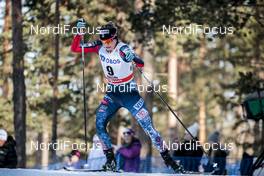 16.03.2018, Falun Sweden (SWE): Jessica Diggins (USA) - FIS world cup cross-country, individual sprint, Falun (SWE). www.nordicfocus.com. © Modica/NordicFocus. Every downloaded picture is fee-liable.