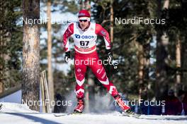 16.03.2018, Falun Sweden (SWE): Devon Kershaw (CAN) - FIS world cup cross-country, individual sprint, Falun (SWE). www.nordicfocus.com. © Modica/NordicFocus. Every downloaded picture is fee-liable.
