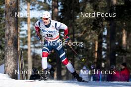 16.03.2018, Falun Sweden (SWE): Simen Hegstad Krueger (NOR) - FIS world cup cross-country, individual sprint, Falun (SWE). www.nordicfocus.com. © Modica/NordicFocus. Every downloaded picture is fee-liable.