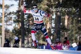 16.03.2018, Falun Sweden (SWE): Eirik Brandsdal (NOR) - FIS world cup cross-country, individual sprint, Falun (SWE). www.nordicfocus.com. © Modica/NordicFocus. Every downloaded picture is fee-liable.