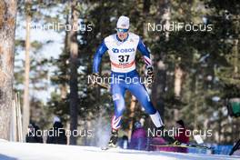 16.03.2018, Falun Sweden (SWE): Andrew Young (GBR) - FIS world cup cross-country, individual sprint, Falun (SWE). www.nordicfocus.com. © Modica/NordicFocus. Every downloaded picture is fee-liable.
