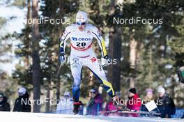 16.03.2018, Falun Sweden (SWE): Teodor Peterson (SWE) - FIS world cup cross-country, individual sprint, Falun (SWE). www.nordicfocus.com. © Modica/NordicFocus. Every downloaded picture is fee-liable.