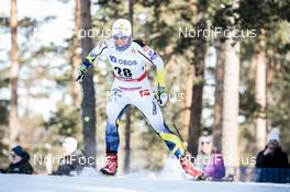 16.03.2018, Falun Sweden (SWE): Charlotte Kalla (SWE) - FIS world cup cross-country, individual sprint, Falun (SWE). www.nordicfocus.com. © Modica/NordicFocus. Every downloaded picture is fee-liable.