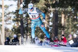 16.03.2018, Falun Sweden (SWE): Maurice Manificat (FRA) - FIS world cup cross-country, individual sprint, Falun (SWE). www.nordicfocus.com. © Modica/NordicFocus. Every downloaded picture is fee-liable.