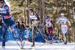 17.03.2018, Falun Sweden (SWE): Laurien Van Der Graaff (SUI), Maja Dahlqvist (SWE), (l-r)  - FIS world cup cross-country, mass women, Falun (SWE). www.nordicfocus.com. © Modica/NordicFocus. Every downloaded picture is fee-liable.