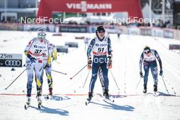 17.03.2018, Falun Sweden (SWE): Ebba Andersson (SWE), Masako Ishida (JPN), (l-r)  - FIS world cup cross-country, mass women, Falun (SWE). www.nordicfocus.com. © Modica/NordicFocus. Every downloaded picture is fee-liable.