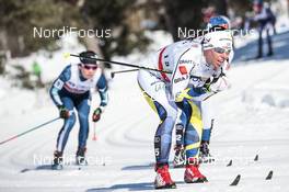 17.03.2018, Falun Sweden (SWE): Charlotte Kalla (SWE) - FIS world cup cross-country, mass women, Falun (SWE). www.nordicfocus.com. © Modica/NordicFocus. Every downloaded picture is fee-liable.