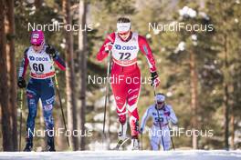 17.03.2018, Falun Sweden (SWE): Kaitlynn Miller (USA), Dahria Beatty (CAN), (l-r)  - FIS world cup cross-country, mass women, Falun (SWE). www.nordicfocus.com. © Modica/NordicFocus. Every downloaded picture is fee-liable.