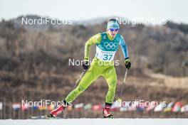 15.02.2018, Pyeongchang, Korea (KOR): Alenka Cebasek (SLO) - XXIII. Olympic Winter Games Pyeongchang 2018, cross-country, 10km women,  Pyeongchang (KOR). www.nordicfocus.com. © Modica/NordicFocus. Every downloaded picture is fee-liable.