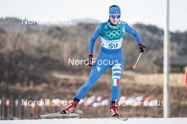 15.02.2018, Pyeongchang, Korea (KOR): Ilaria Debertolis (ITA) - XXIII. Olympic Winter Games Pyeongchang 2018, cross-country, 10km women,  Pyeongchang (KOR). www.nordicfocus.com. © Modica/NordicFocus. Every downloaded picture is fee-liable.