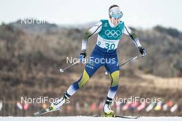 15.02.2018, Pyeongchang, Korea (KOR): Ebba Andersson (SWE) - XXIII. Olympic Winter Games Pyeongchang 2018, cross-country, 10km women,  Pyeongchang (KOR). www.nordicfocus.com. © Modica/NordicFocus. Every downloaded picture is fee-liable.