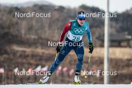 15.02.2018, Pyeongchang, Korea (KOR): Coraline Thomas Hugue (FRA) - XXIII. Olympic Winter Games Pyeongchang 2018, cross-country, 10km women,  Pyeongchang (KOR). www.nordicfocus.com. © Modica/NordicFocus. Every downloaded picture is fee-liable.