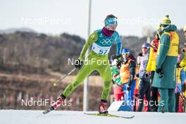 15.02.2018, Pyeongchang, Korea (KOR): Manca Slabanja (SLO) - XXIII. Olympic Winter Games Pyeongchang 2018, cross-country, 10km women,  Pyeongchang (KOR). www.nordicfocus.com. © Modica/NordicFocus. Every downloaded picture is fee-liable.