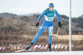 15.02.2018, Pyeongchang, Korea (KOR): Sara Pellegrini (ITA) - XXIII. Olympic Winter Games Pyeongchang 2018, cross-country, 10km women,  Pyeongchang (KOR). www.nordicfocus.com. © Modica/NordicFocus. Every downloaded picture is fee-liable.