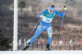 15.02.2018, Pyeongchang, Korea (KOR): Elisa Brocard (ITA) - XXIII. Olympic Winter Games Pyeongchang 2018, cross-country, 10km women,  Pyeongchang (KOR). www.nordicfocus.com. © Modica/NordicFocus. Every downloaded picture is fee-liable.
