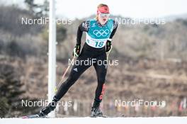 15.02.2018, Pyeongchang, Korea (KOR): Victoria Carl (GER) - XXIII. Olympic Winter Games Pyeongchang 2018, cross-country, 10km women,  Pyeongchang (KOR). www.nordicfocus.com. © Modica/NordicFocus. Every downloaded picture is fee-liable.